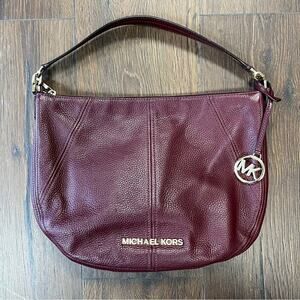 Michael Kors medium Bedford shoulder bag in‎ wine